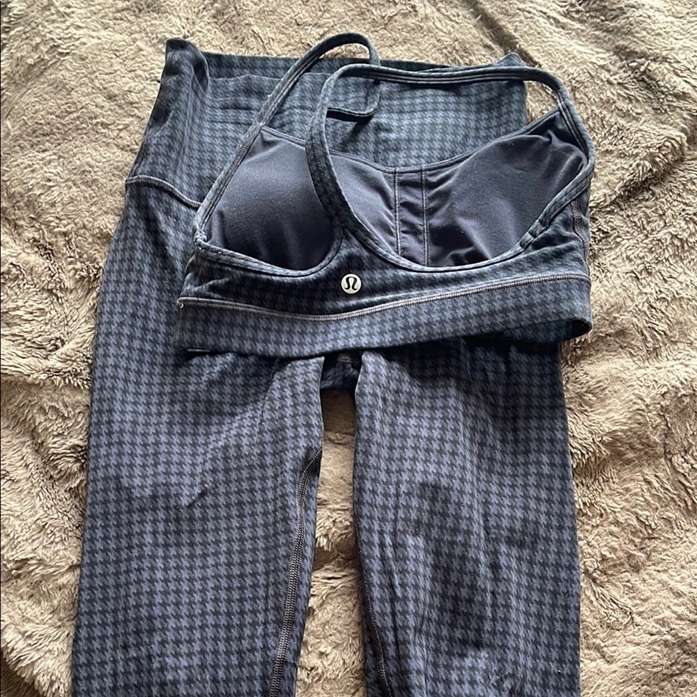 Lululemon Checkered Activewear Set